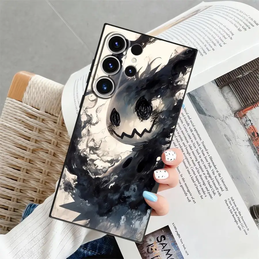 Casing untuk Samsung Galaxy S22 S20 S24 Plus S25+ S24+ S9 S25 Ultra S21 S23 FE Penutup Belakang Ponsel Lembut Pokemon Pikachu