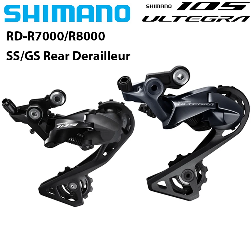 SHIMANO 105 R7000 ULTEGRA R8000 11 Speed Rear Derailleur for Road Bike R7000 R8000 SS GS Road Bicycle Derailleurs Original Parts