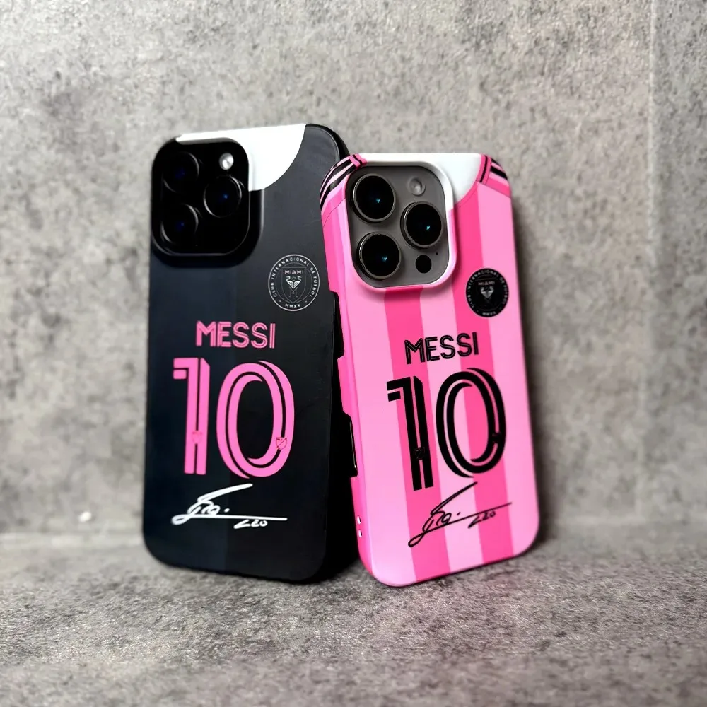 Football número caso de telefone para iphone 17 16 15 14 13 12 11 air pro max xs xr xsmax 8 plus filme brilhante duro pc m-messis capa