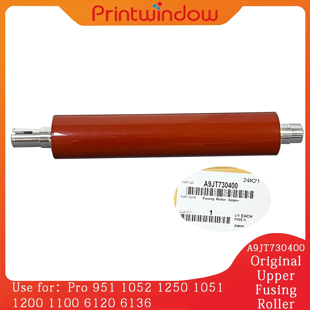 

A9JT730400 Оригинальный новый верхний фьюзерный ролик для Konica Minolta Bizhub Pro 951 1052 1250 1051 1200 1100 6120 6136 Ролик фьюзера