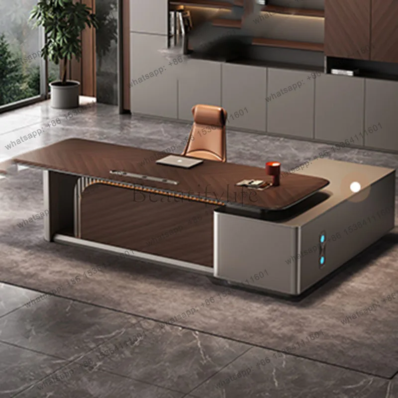 PG Minimalist Space Saving Office Desk Computer Gaming Reception Office Desk Gadgets Modern Meuble Bureau Commercial Furniture
