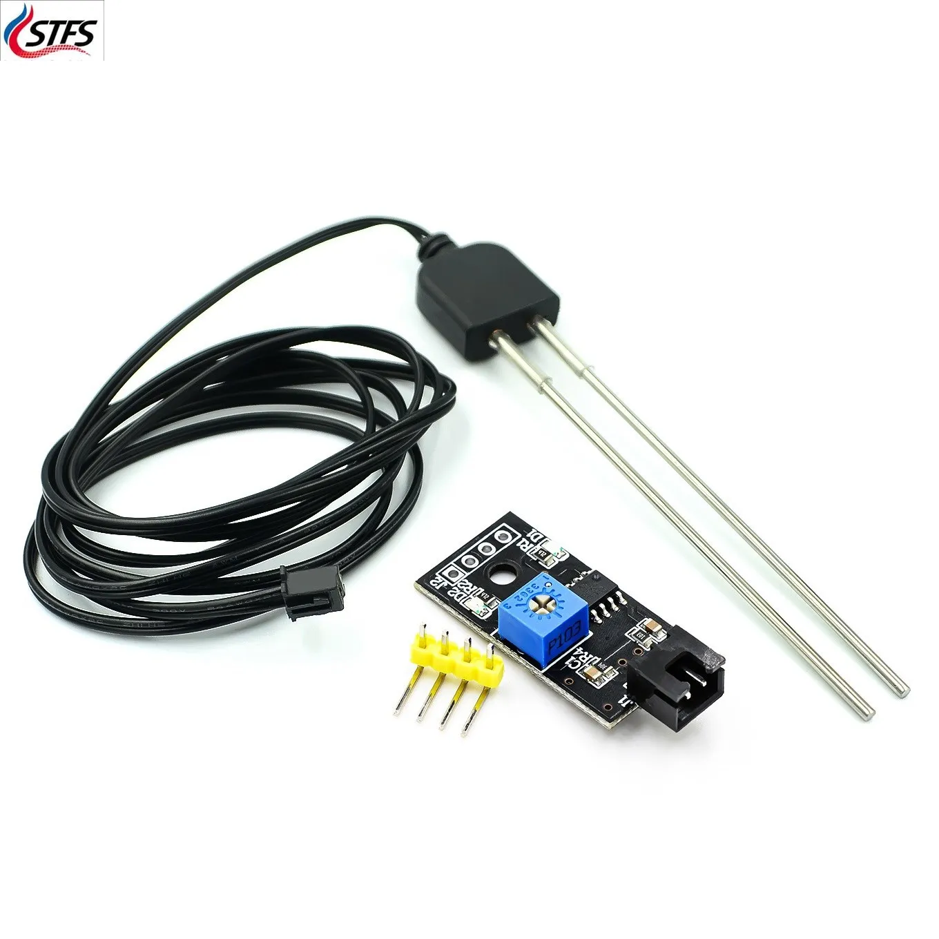 Soil Moisture Sensor and Soil Detector Module Soil Moisture Test Soil Humidity Test Corrosion Resistance Probe for Arduino