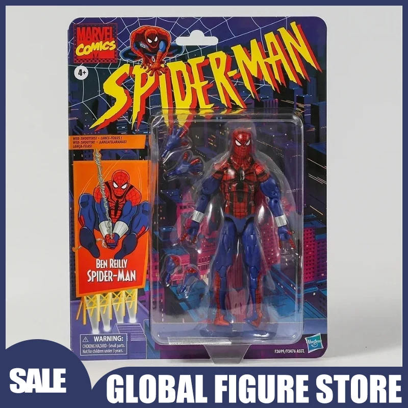 

16-18cm Spider-Man Symbiote Suit Grid Suit Action Figure Across Spider-Verse Game Model Poseable Toy with Card Packaging Gift