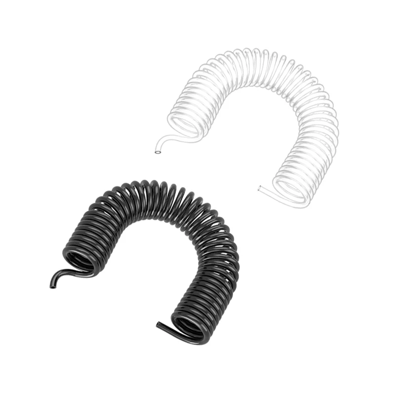 Compressor Air Tools 3M 6M 9M 12M High Pressure PU Tubing Gas Spring Pneumatic Spiral Tubing EU Quick Coupling Pipe EU/JP Type