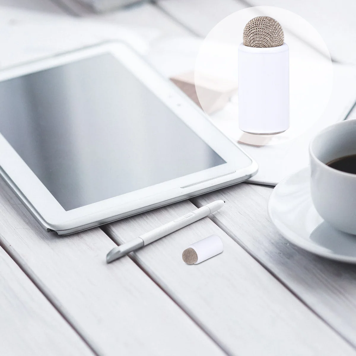 

MERRYHAPY Pencil Cap Replacement Tip for Active Stylus White Nib Protector Compatible with Handwriting Tablets