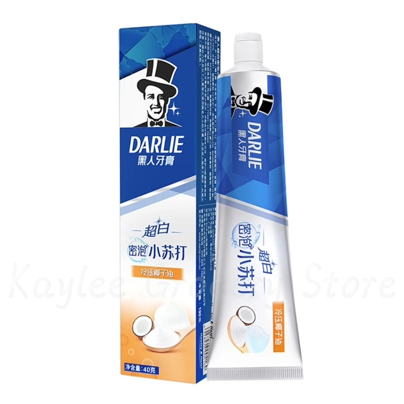 Darlie Toothpaste Super White Dense Bubble Baking Soda Toothpaste Aloe Melon Flavor Fresh Tooth Whitening Tooth Toothpaste 190g