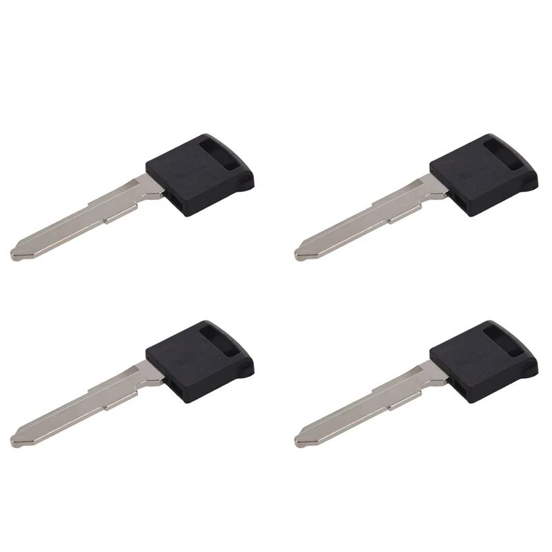 4X Smart Remote Emergency Key Entry Blank Blade Uncut Insert PG543K For SUZUKI SX-4 Grand Vitara 2006-2012 (Black)