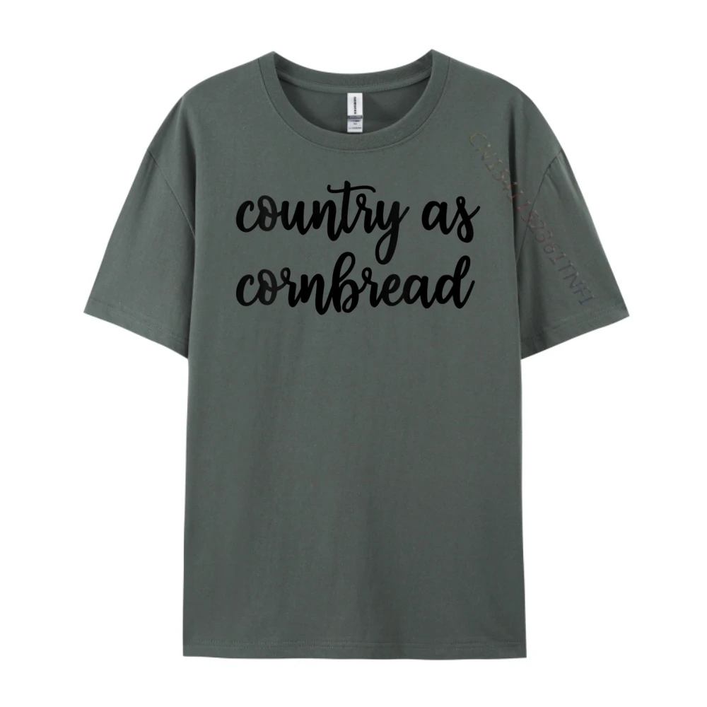 

Womens Country As Cornbread Southern Redneck Country As Cornbread White Graphic Tee Luxury T-Shirt Easter Sunday