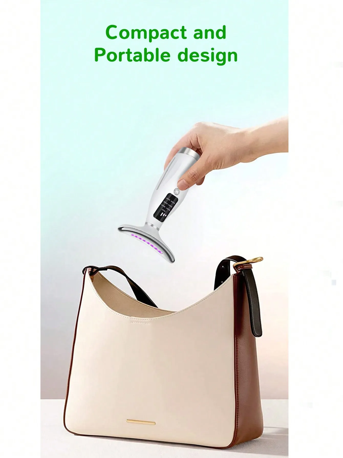 Dispositivo di bellezza portatile multifunzionale per viso e collo, 7 modalità di luce a LED per sollevamento, rimozione delle rughe e nutriente