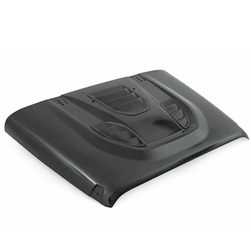 

VISHN Fit For Jeep 2007-2018 Wrangler JK Hellcat Style Engine Hood Cover Bonnet Engine Protecter Steel