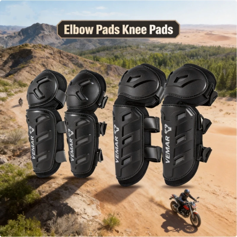 

VEMAR High Quality Motorcycle Elbow Protector Knee Pads Men Women Urban Casual Riding Anti-drop Motocross Elbow Brace Knee Guard