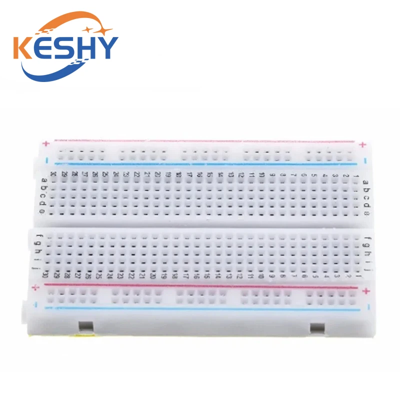 400 Tie Punten Soldeerloze PCB Broodplank Mini Universele Test Protoboard DIY Broodplank Bus Test Printplaat Voor arduino