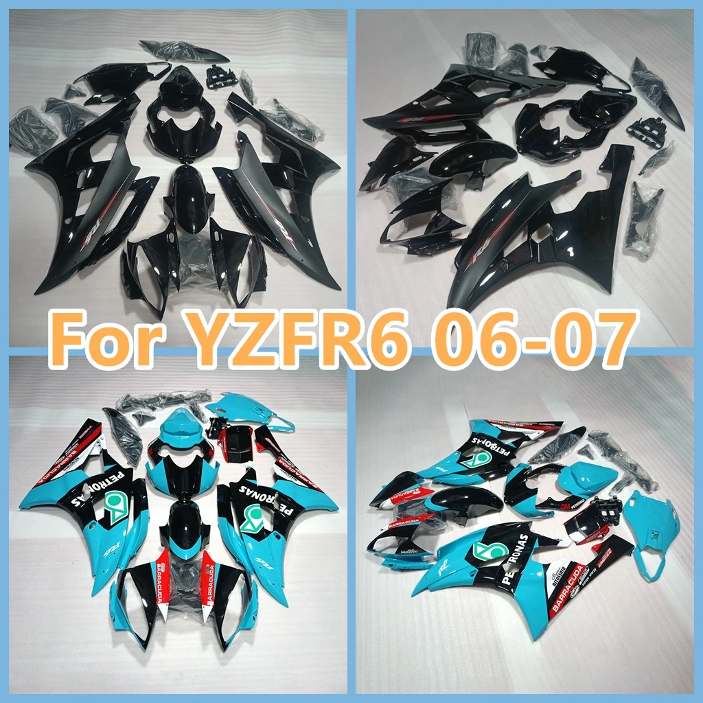 

YZFR6 2006 2007 Motorcycle Fairing Kit for YAMAHA 06 07 YFZ-R6 Sportbike Body Rebuilding Road Racing Bodywork