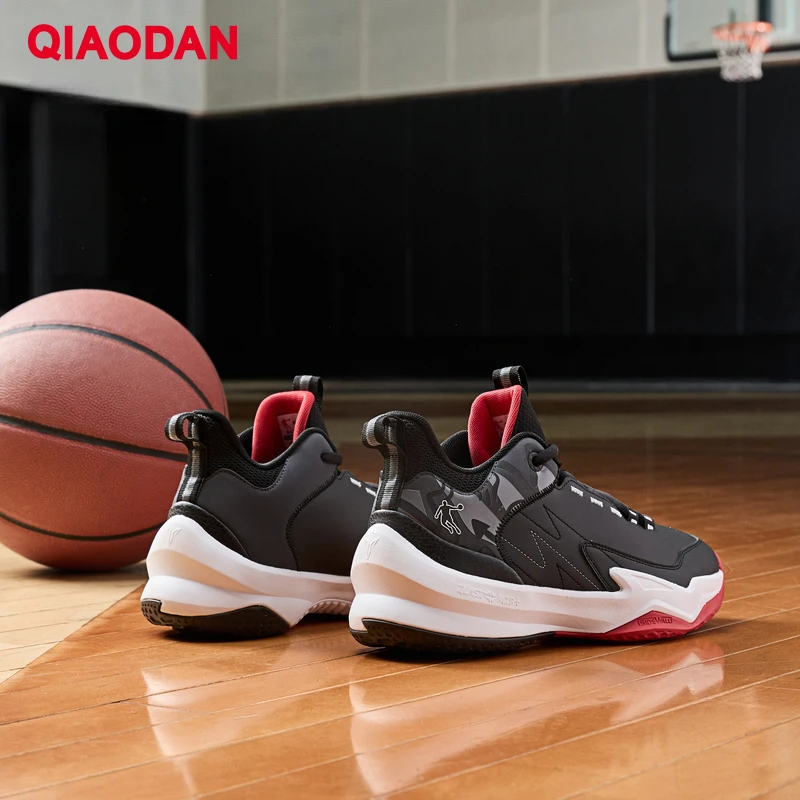 

QIAODAN Basketball Shoes for Men 2024 New Anti-Slippery Hard-Wearing Breathable Trainer Athletic Mesh Sneakers XM45230112F