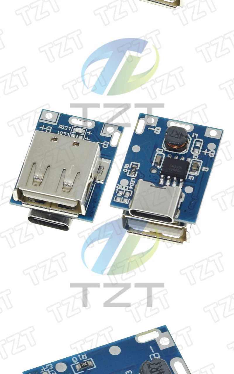 TZT 5V 1A Mobile Power Bank Zubehör Boost Converter Step-Up Power Modul Led-anzeige USB Für DIY Ladegerät 134N3Pv – Detail 6