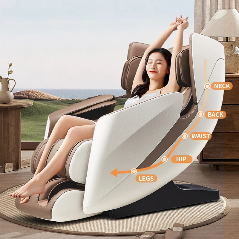 

SMing-825L новейшее электрическое роскошное массажное кресло для всего тела 4D SL трековый манипулятор с нулевой гравитацией электрическое телескопическое теленка