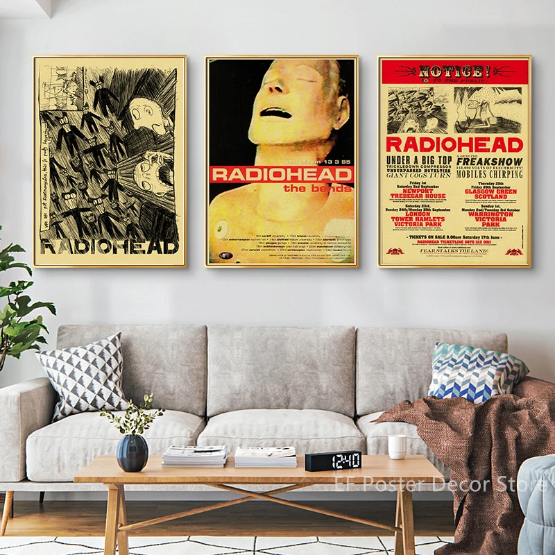 Плакат Radiohead А4/A3 | AliExpress