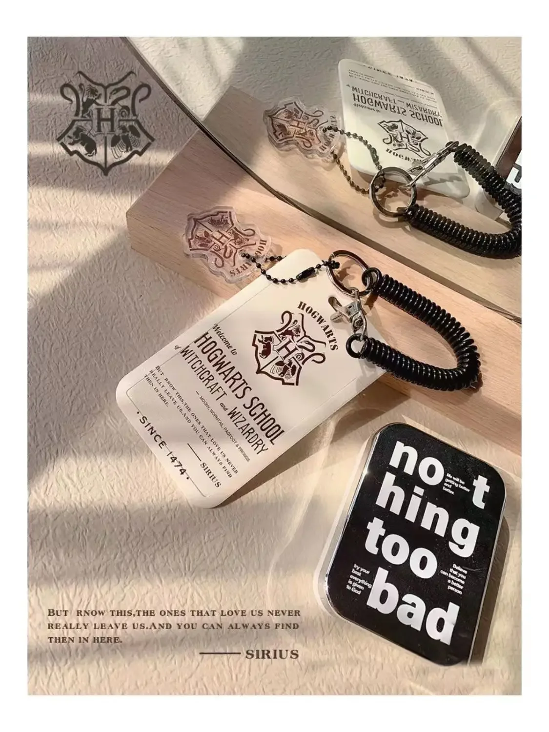 حامل بطاقات هاري بوتر من سلسلة HAPPY - حافظة واقية لبطاقة الوجبات/بطاقة العبور/بطاقة الهوية/بطاقة الوصول لبطاقة الوصول