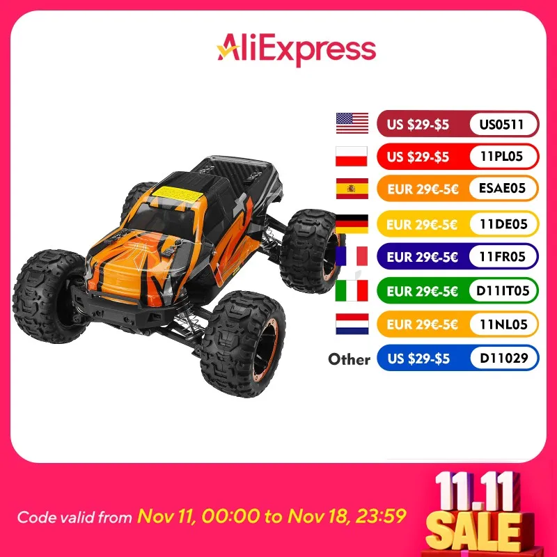HBX 16889A Pro 1/16 2,4G 4WD Bürstenlose Hochgeschwindigkeits-RC-Auto-Fahrzeugmodelle Vollpropotional Zwei Drei Batterie