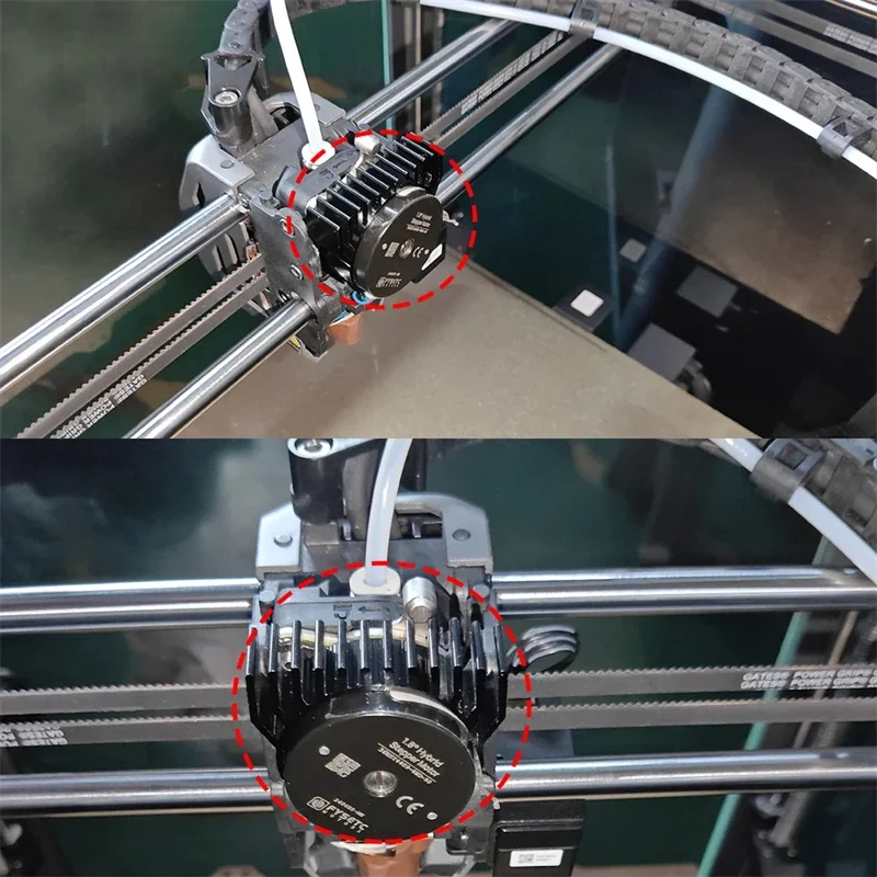 For Creality K1 K1 Max K1C Motor Cooling Heat Sink Fasting Heat Dissipation for K1 MAX Extuder Motor Heat Sink 3D Printer Parts