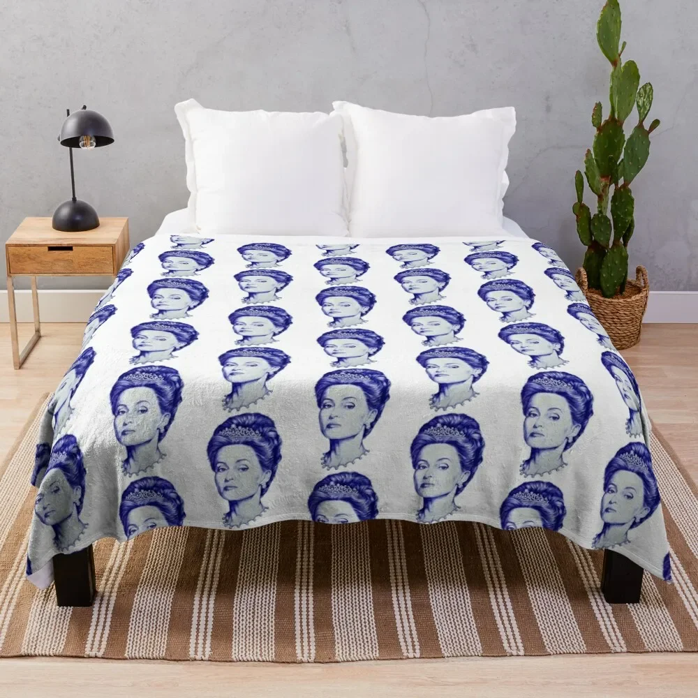 Princess Margaret from the Crown Throw Blanket Extra Large Throw Fashion Sofas Blankets