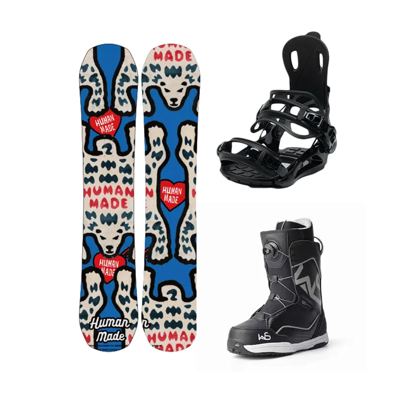 Adult Wood Construction Snowboard High Performance Ski and Snowboard Gear