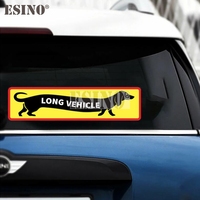 Creative Funny Long Vehicle Dachshund Dog Pet Decal Cartoon PVC Waterproof Car Body Sticker Pattern Vinyl Decal