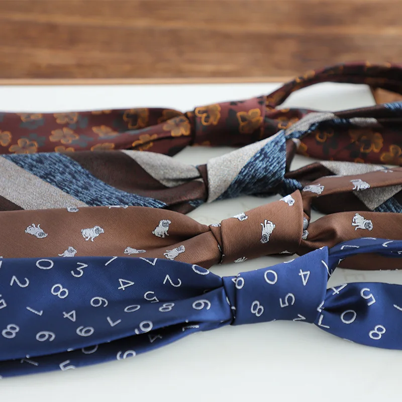 Corbata de Cachemira de 8cm, Gravatas de moda, venta al por mayor, corbata tejida a rayas, accesorios de boda, corbatas azules para hombre, corbatas para fiesta en grupo y oficina