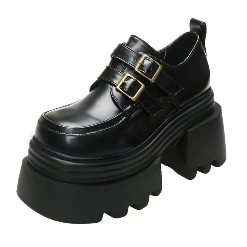 

Лоферы на плоской подошве и платформе, женская весенняя новая повседневная обувь, дизайнерская модная брендовая обувь 2025 года, прогулочные туфли, Zapatos, женская искусственная кожа