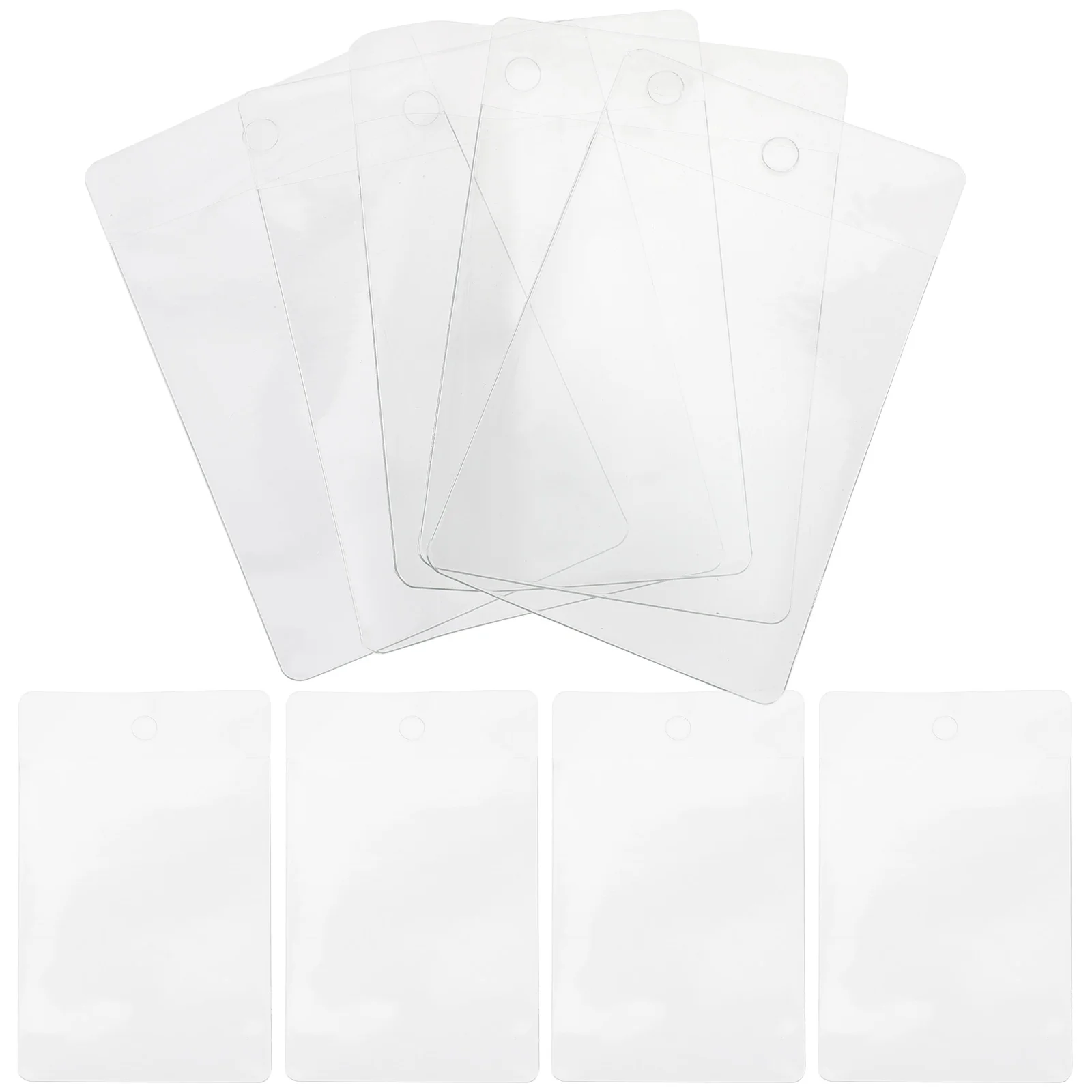 100 Pcs Labels Bag Practical Cards Holders Cover Shipping Sleeves Transparent Warehouse Pockets