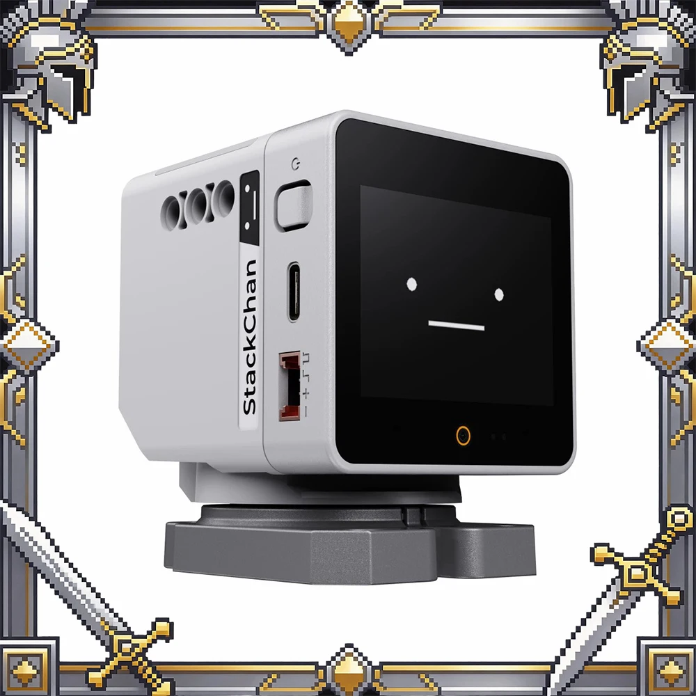 

M5Stack StackChan Smart Robot human-computer interaction Robot Nine-axis attitude sensor ESP32-S3 240MHz dual-core processor