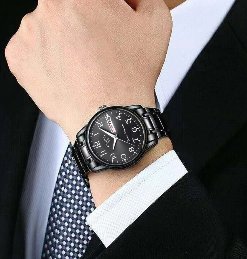 Zakelijke persoonlijkheid, alle mode, hoogwaardige buitenlandse stijl, duurzaam, knap precisie herenhorloge