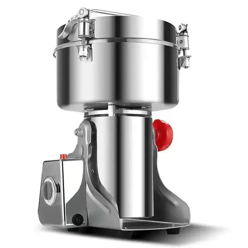 

110V European Chinese Medicinal Materials Crusher Stainless Steel Household Grain Miscellaneous Small Ultra-fine Grinding