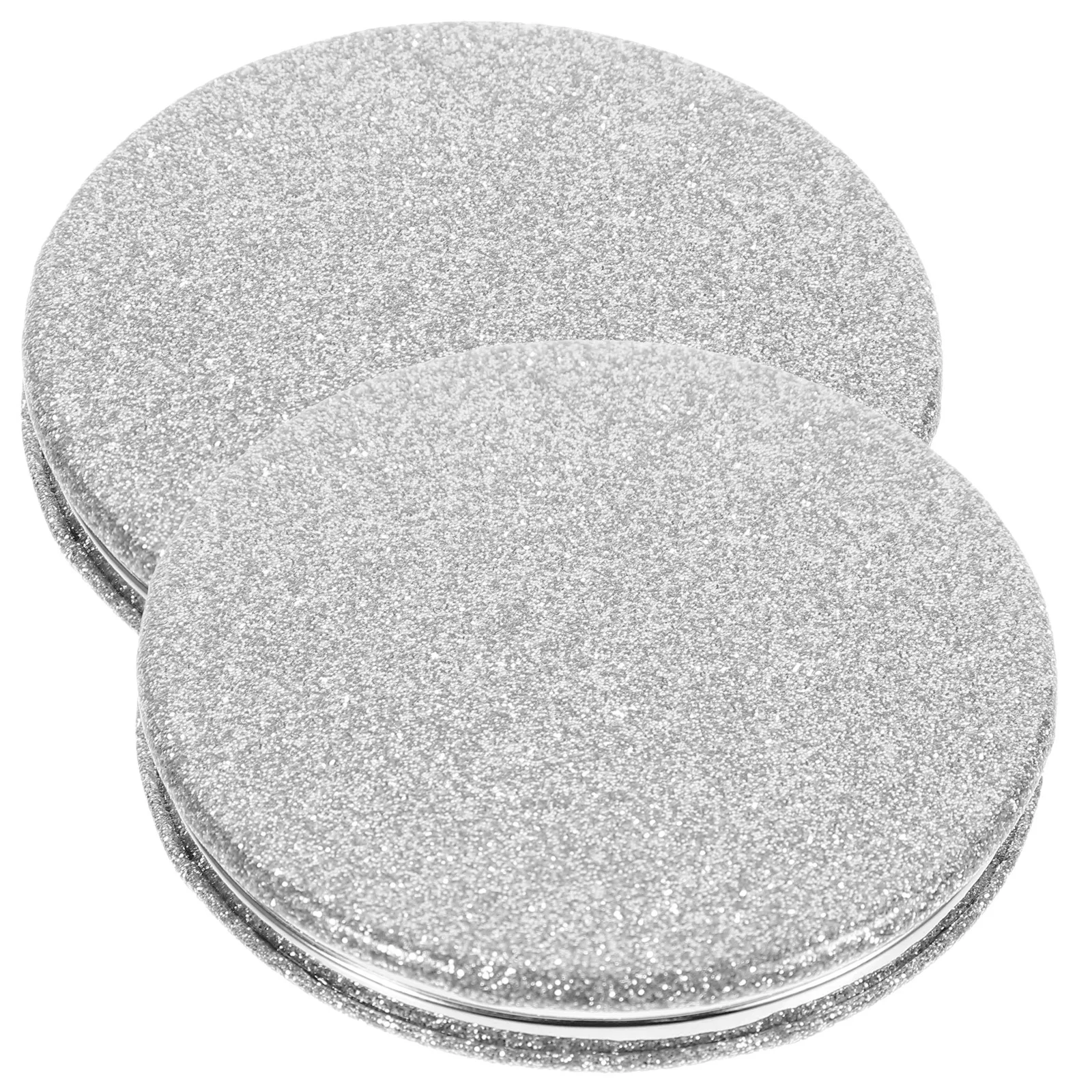 2Pcs Compact Makeup Mirror Small Lightweight Pocket Travel Mirror Durable for Women Girls Small Hand Mirrors Mini Mirrors
