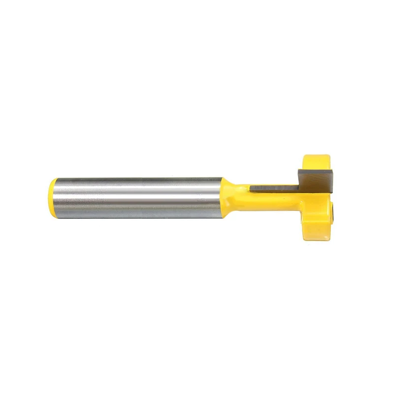 3/8 ''T-slot Cutter 1/4'' Shank Pegangan Penggilingan Woodworking Router Bit Drop Pengiriman