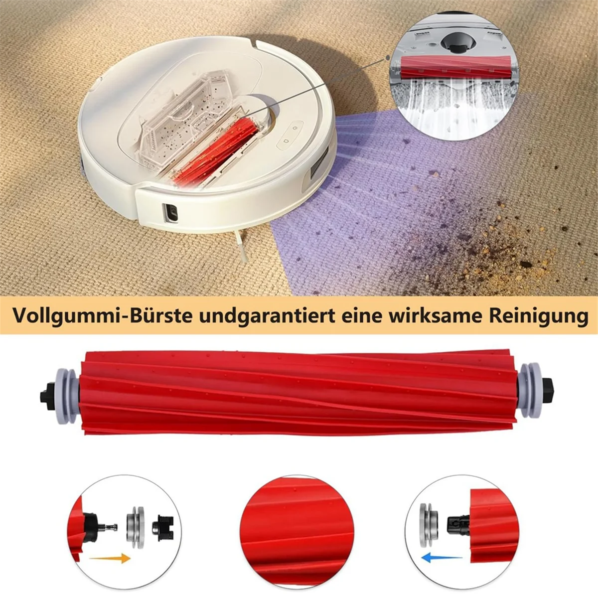 FZFZ Qrevo S/QRevo Pro/QRevo MaxV 메인 사이드 브러시 Hepa 필터 걸레 천 먼지 봉투 로봇 진공 청소기 부품