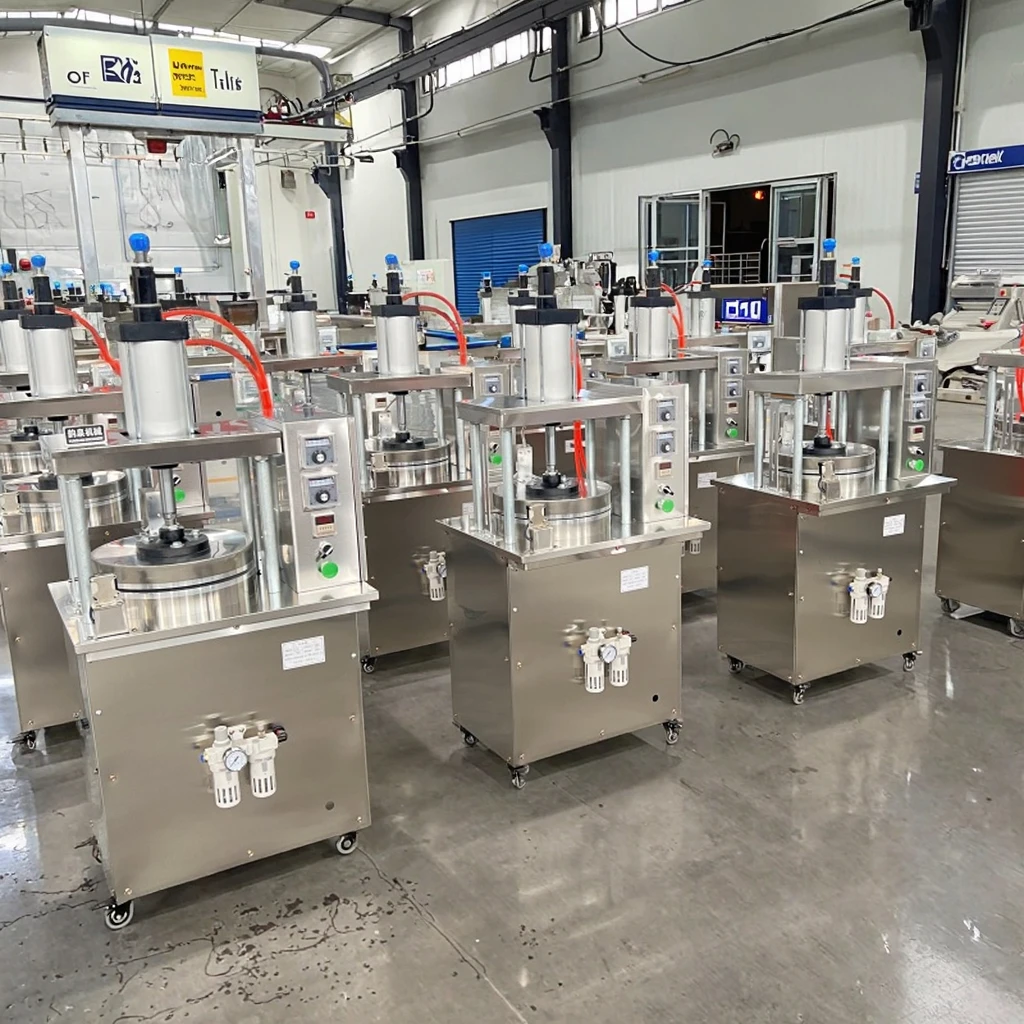 آلة ضغط المعكرونة الأوتوماتيكية جاهزة للأكل، أداة تسطيح عجينة البيتزا، مسطح كريب بيتا، صانع الفطائر الأوتوماتيكي