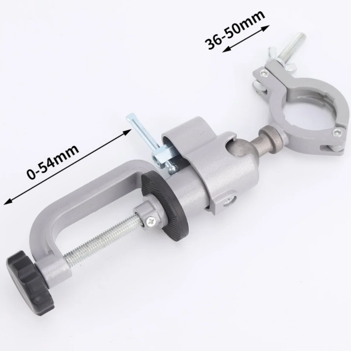 دعامة مطحنة كهربائية عالمية، ملزمة دوارة 360 درجة °   ملزمة ثابتة للحفر الكهربائية متعددة الوظائف قابلة للتعديل