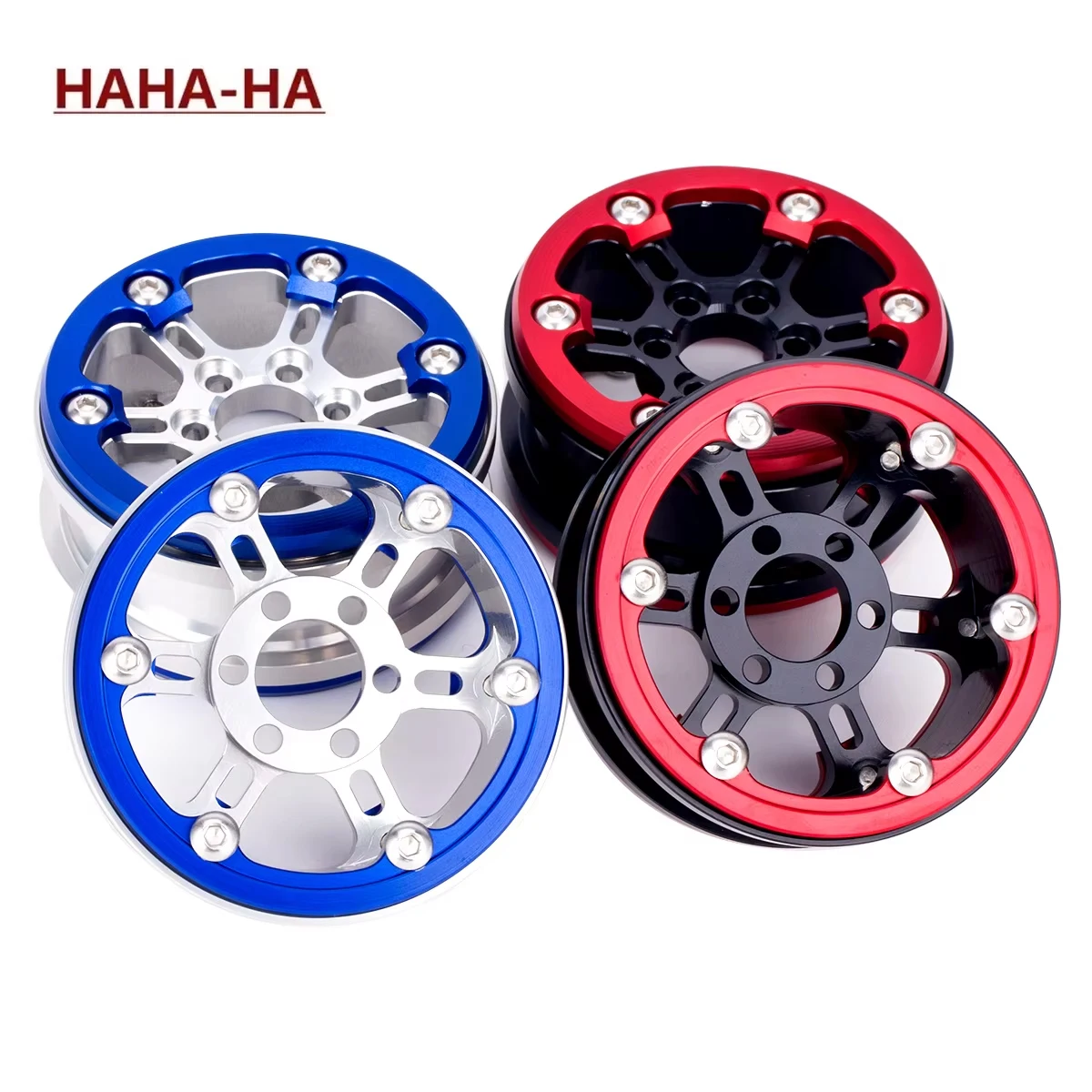 4 قطعة 1.9 بوصة الألومنيوم Beadlock عجلة ريم محور خفيفة الوزن 189 جرام ل 1/10 RC الزاحف سيارة محوري SCX10 TRX4 الشبح كابرا TRX6 أجزاء #1