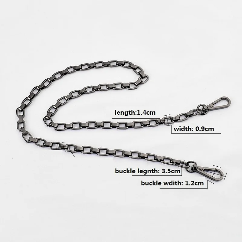 Gratis Verzending 9Mm Metalen Ketting Goud Zilver Gun Black 3 Kleuren Vervangen Bag Chains