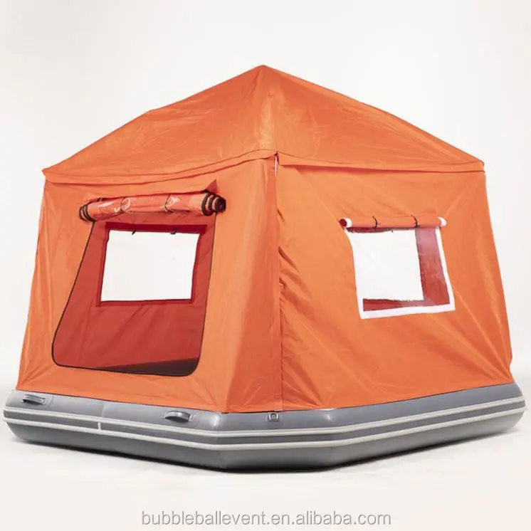 

Free Shipping Airight PVC Inflatable Water Floating Shoal Tent Outdoor Inflatable Camping Tent