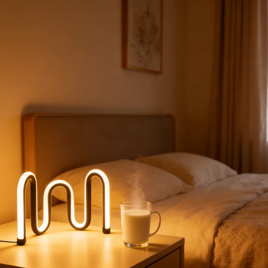 

Современная светодиодная лампа в форме волны (1 шт.) - USB-светильник для создания атмосферы в спальне и гостиной