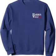 Polarshe-Unisex Crewneck moletom, Presidente Kamala Harris, rick Walz, VP, Brat Cat