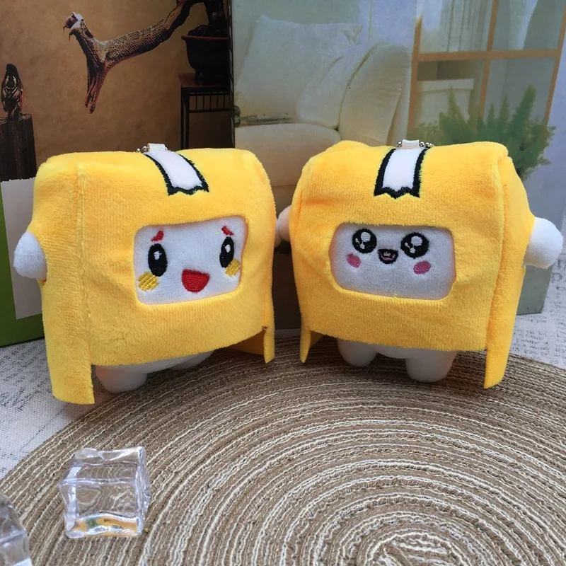 10cm Lanky Boxes Toy Removable Cartoon Animal Figure Plush Keychain Animals Soft Plush Children Gifts Doll Birthday