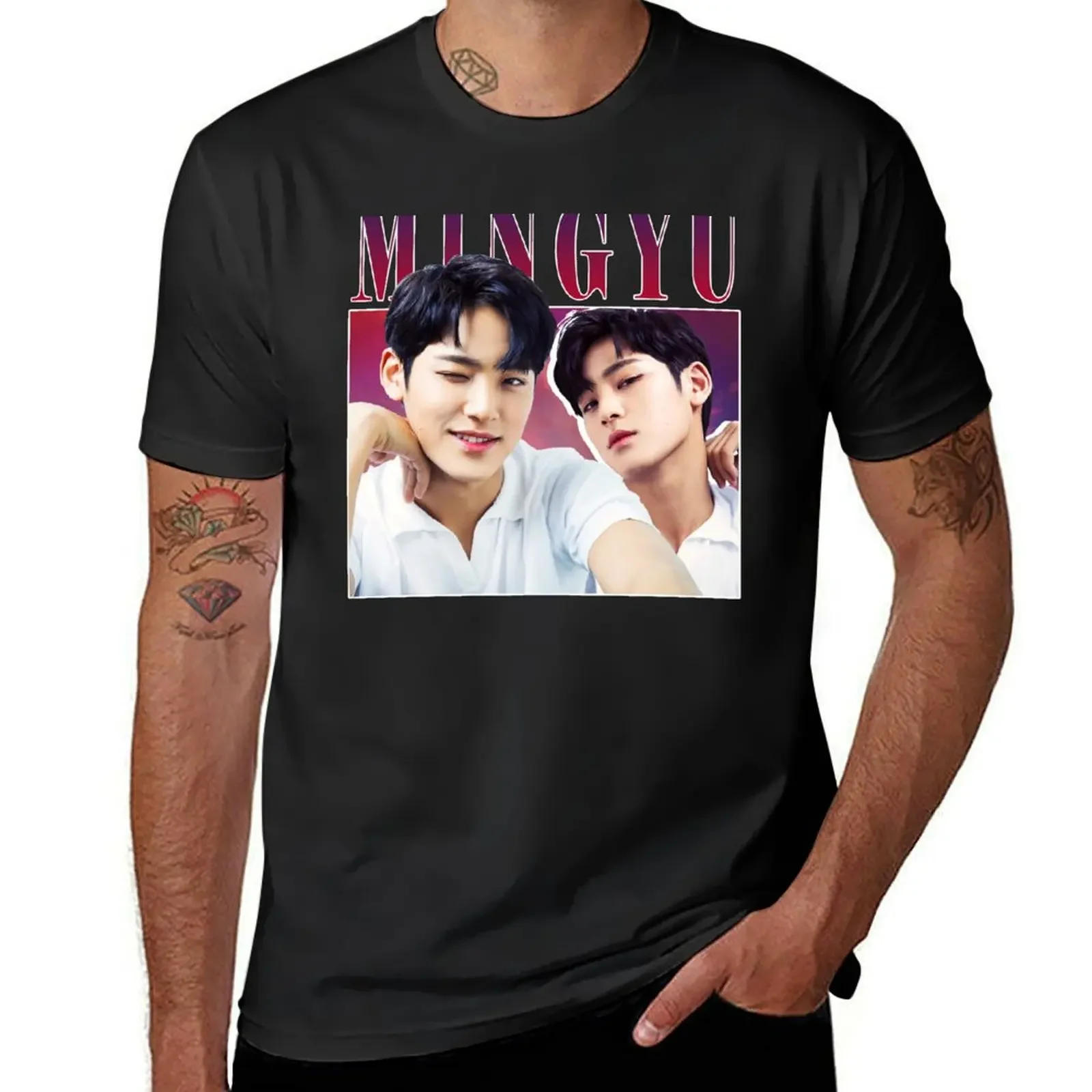 Mingyu T-Shirt boys whites custom t shirt plus size tops shirts graphic mens graphic t-shirts