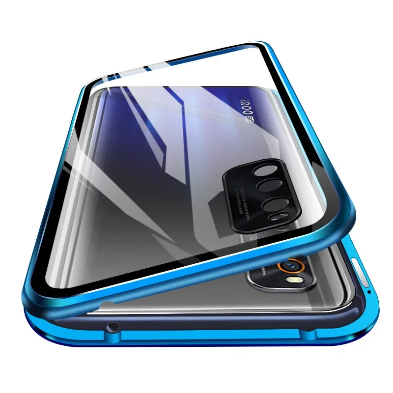 Double-Sided Glass Shockproof Phone Case For Vivo V29 Pro Magnetic Case 360° Full Protection Back Cover For Vivo V29Pro Shell