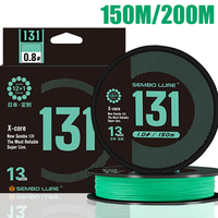 SEMBO 131 Braid Pe Fishing Line Super Strong Braided Line Japan Multifilament Wire For Carp Bass Fishing Line 150M/200M