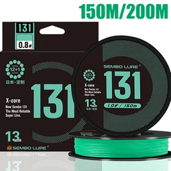 SEMBO 131 Braid Pe Fishing Line Super Strong Braided Line Japan Multifilament Wire For Carp Bass Fishing Line 150M/200M