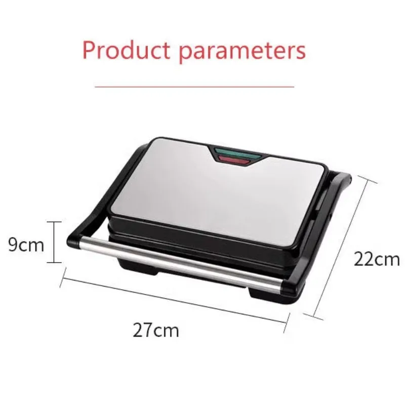 グルメサンドイッチマシン、電気屋内グリル、焦げ付き防止調理ボード、取り外し可能なドリップトレイ、e