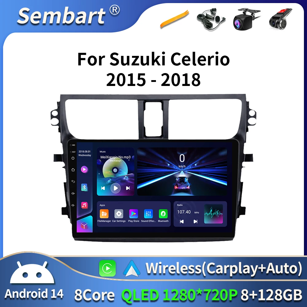 

Android 16 For Suzuki Celerio 2015-2018 Car Radio Multimedia Video Player GPS Navigation Stereo Carplay GPS Navigation DSP RDS